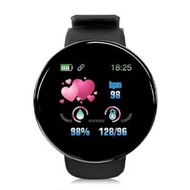 Nu Emp Smart Watch High Quality Smart Watch HD LCD Screen D18 Android - Black