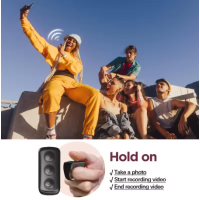 Portable Mobile Phone Selfie Timer Page Turner Tiktok Scroll Ring