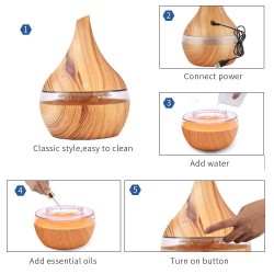 Air Humidifier Essential Oil Diffuser Night Light Air Humidifier Essential Oil Diffuser Night Light